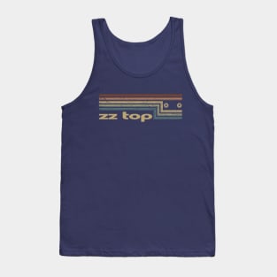 ZZ Top Cassette Stripes Tank Top